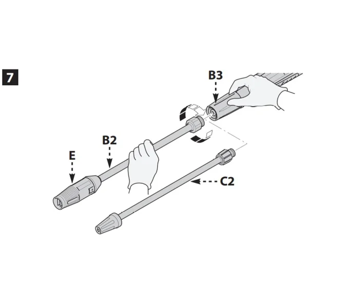 Aparat de spălat cu presiune ANNOVI REVERBERI 591 2800w 180bar 600l/h-18