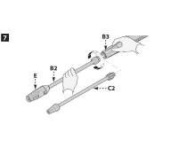 Aparat de spălat cu presiune ANNOVI REVERBERI 591 2800w 180bar 600l/h-18