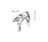 Mașină de găurit CROWN CT10130C 810w-7