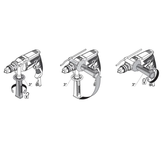 Mașină de găurit CROWN CT10130C 810w-8