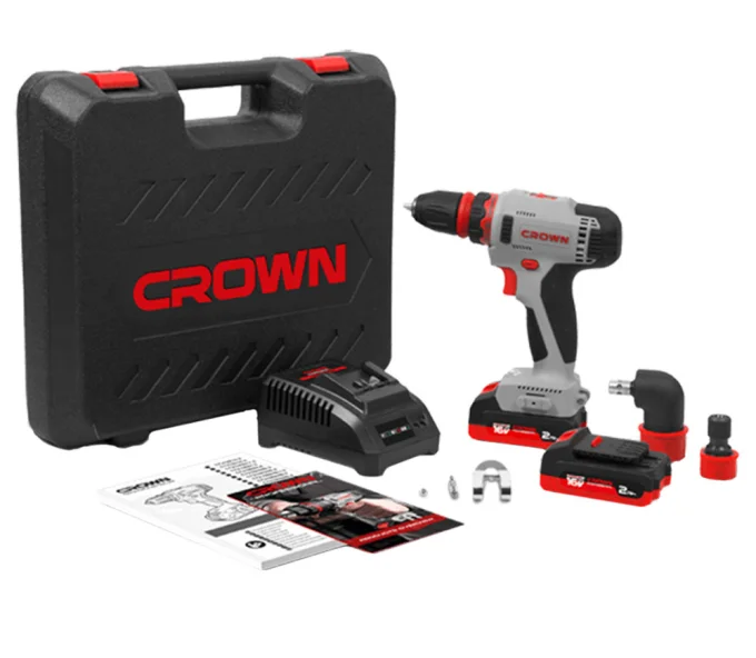 Шуруповерт аккумуляторный CROWN CT21082HQ-2 BMC 16В 2Ач-4