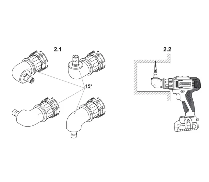 Шуруповерт аккумуляторный CROWN CT21082HQ-2 BMC 16В 2Ач-5