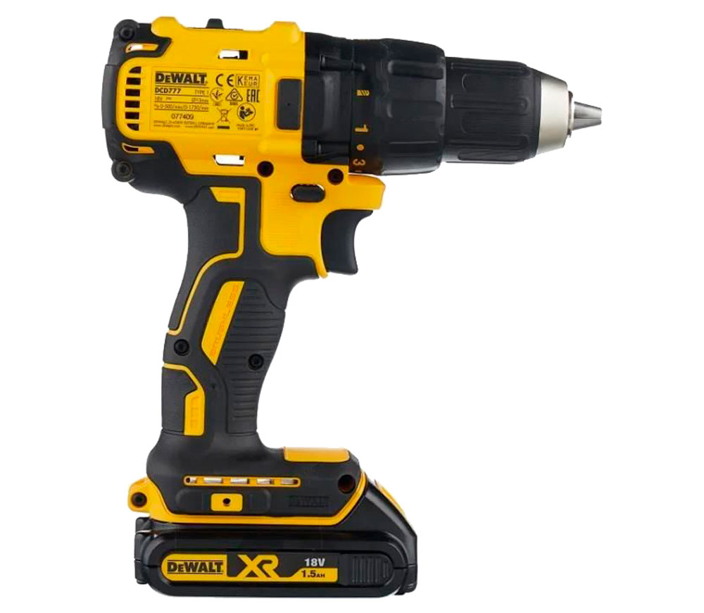 Шуруповерт аккумуляторный DEWALT DCD777D2T-QW 18В 2Ач photo 1