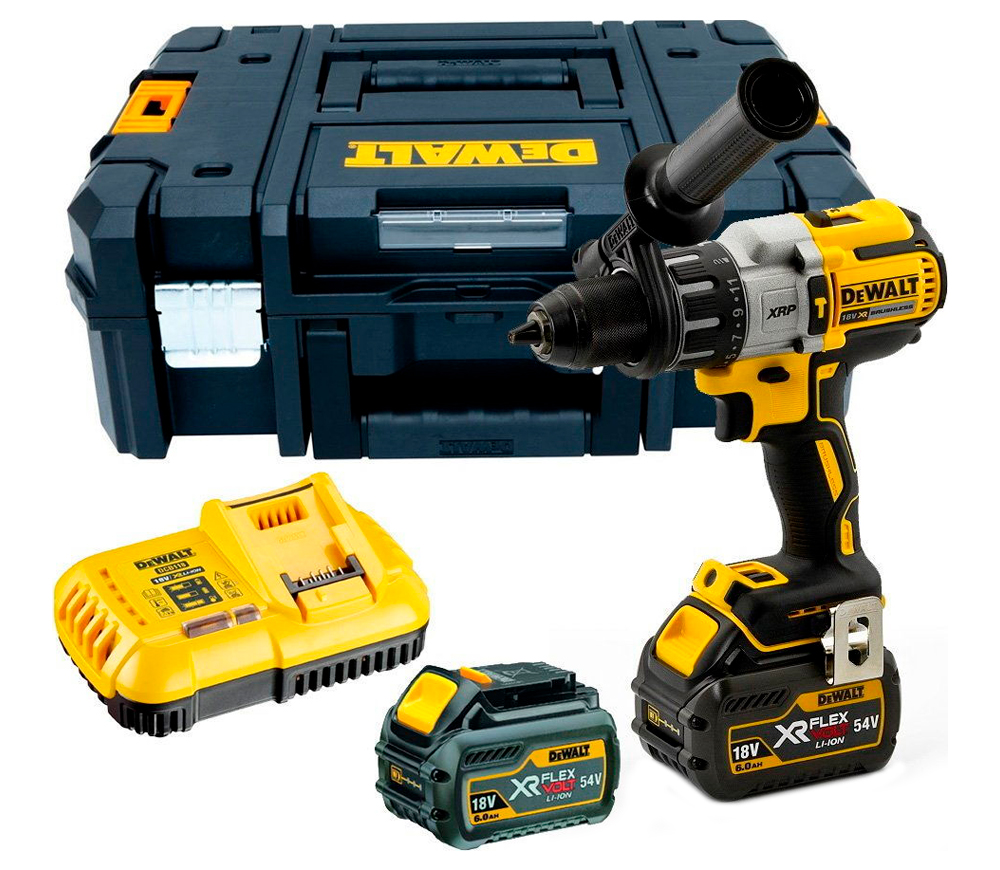 Шуруповерт аккумуляторный DEWALT DCD991T2-QW 18В 6Ач photo 2