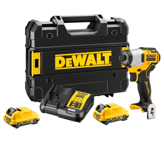 Шуруповерт аккумуляторный DEWALT DCF801D2-QW 12В 2.0Ач-1