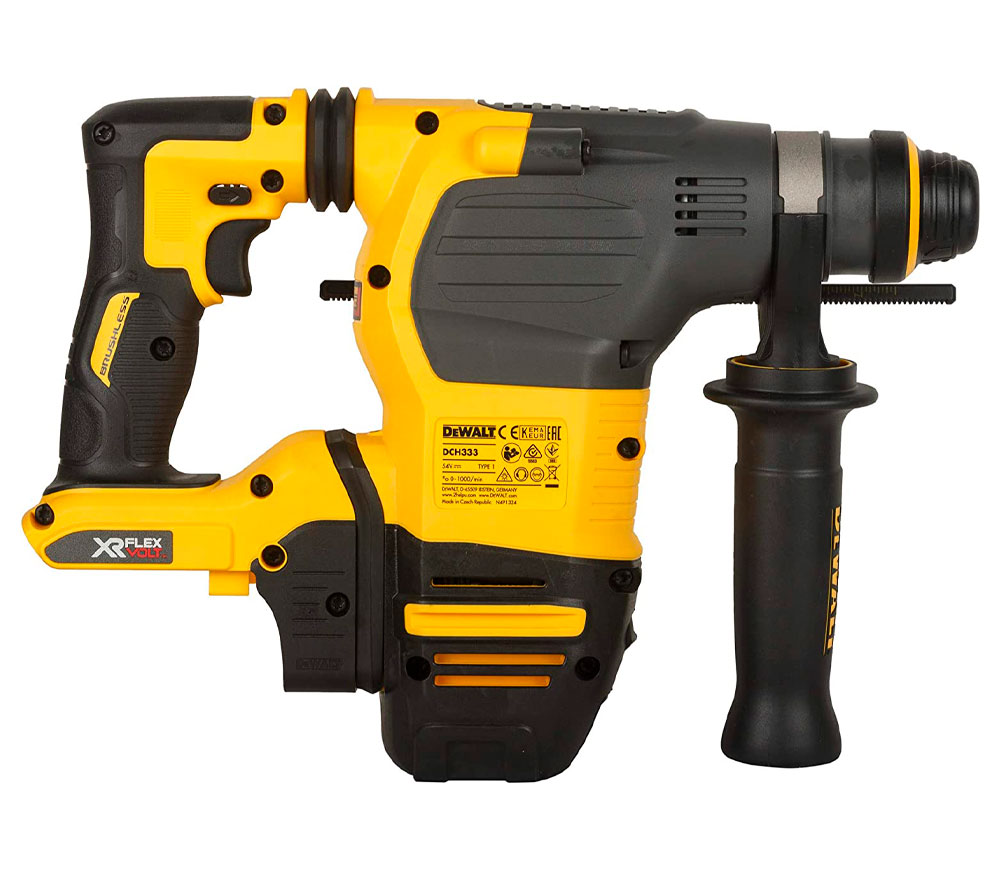 Перфоратор аккумуляторный (без аккумуляторов) DEWALT DCH333NT-XJ 3.5Дж 54В photo 4