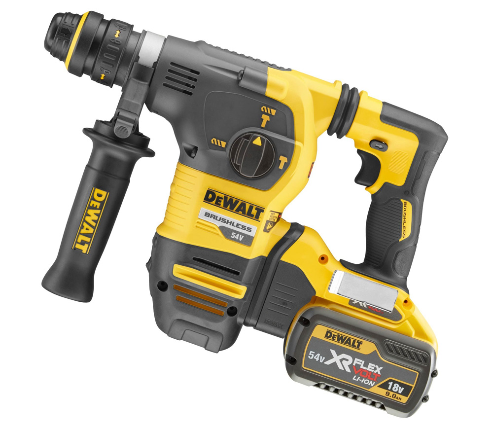 Перфоратор аккумуляторный DEWALT DCH334X2-QW 3.5Дж 54В 6Ач photo 0