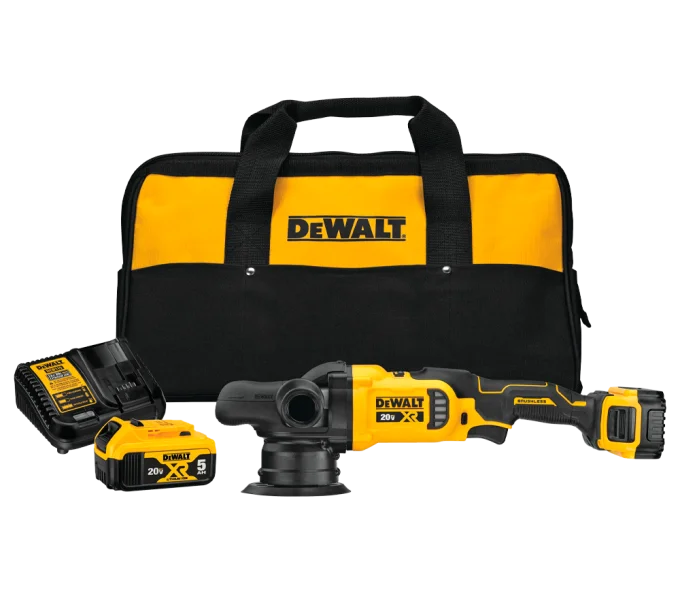 Полировальная машина аккумуляторная DEWALT DCM848P2 125мм 18В 5Ач-1