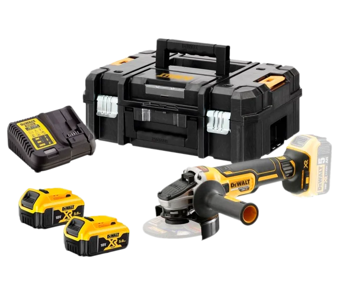 Polizor unghiular cu acumulator DEWALT DCG405P2 125mm 18V 5Ah-1