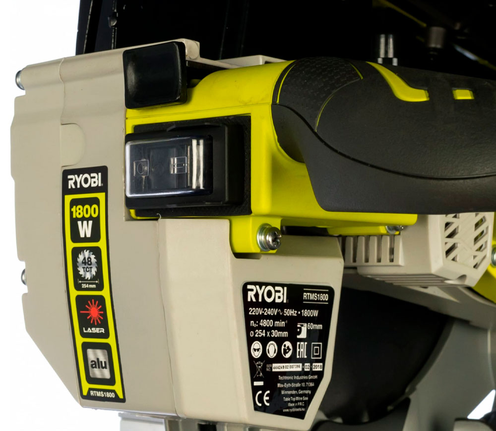 Fierăstrău  circular staționar Ryobi RTMS1800-G 1800w 254mm photo 4