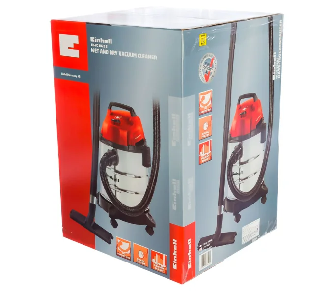 Aspirator industrial Einhell TC-VC 1820 S (23.421.67) 1250w 180mbar 20L-12