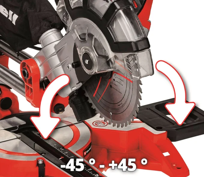 Fierăstrău  circular staționar Einhell TH-SM 2131/1 (43.003.90) 1500w 210mm-2