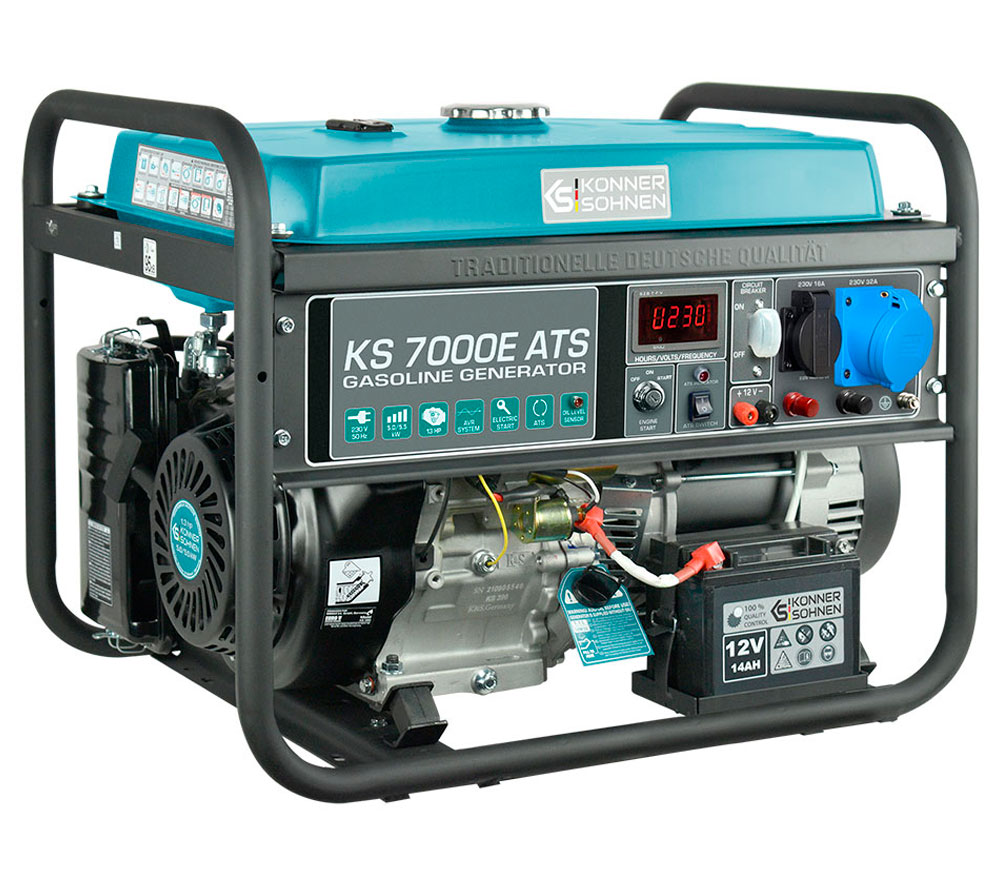 Generator electric Könner&Söhnen KS 7000E 5.5kw Benzină AVR photo 0