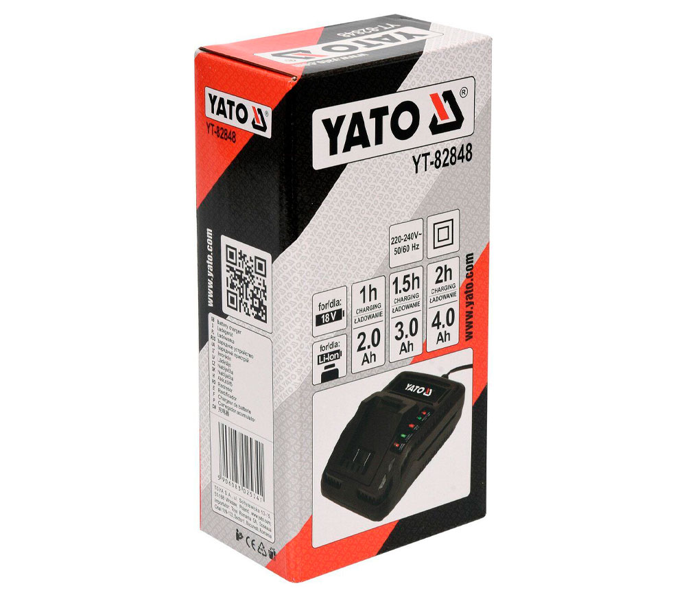 Зарядное устройство YATO YT82848  18В 2A photo 2