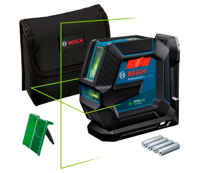 Лазерный уровень BOSCH GLL 2-15 G 2луча 15m-1