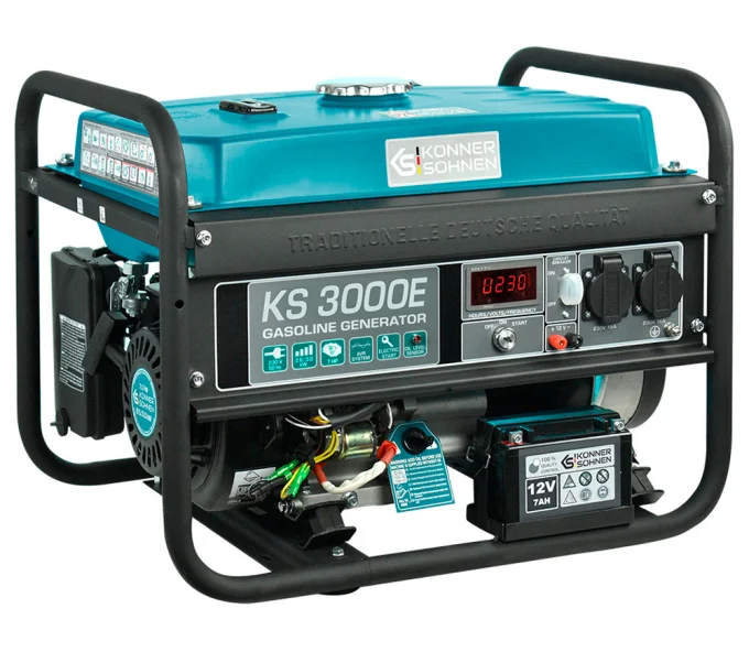 Электрогенератор Könner&Söhnen KS 3000E 3квт Бензин AVR-2