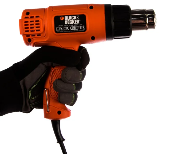Фен строительный Black&Decker KX1650 1750вт 600°C-6