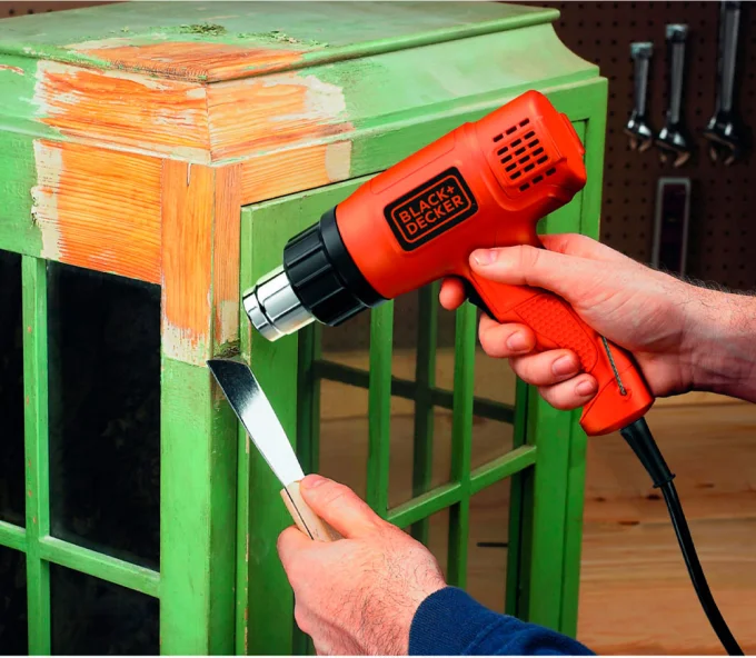 Фен строительный Black&Decker KX1650 1750вт 600°C-7
