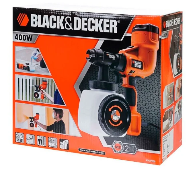 Краскопульт BLACK&DECKER HVLP200 400вт-11