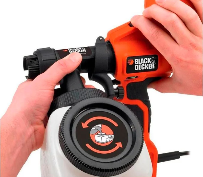Краскопульт BLACK&DECKER HVLP200 400вт-7