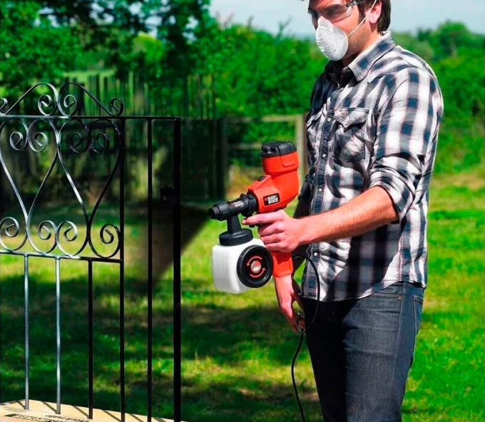 Краскопульт BLACK&DECKER HVLP200 400вт-9