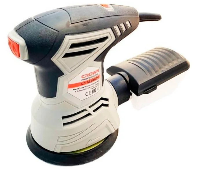 Шлифмашина эксцентриковая CROWN CT13560V 300вт 125мм-3