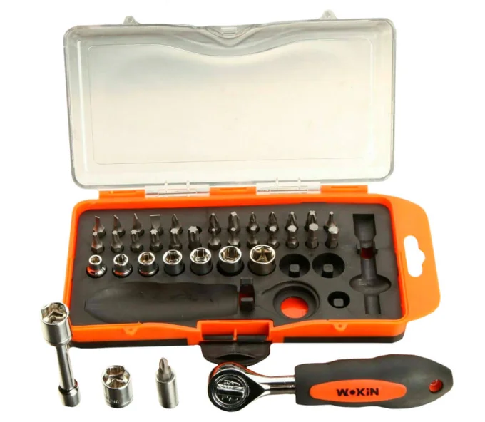 Set 38 duze tubulare și biți Wokin 206638 1/4" 5-13mm-2