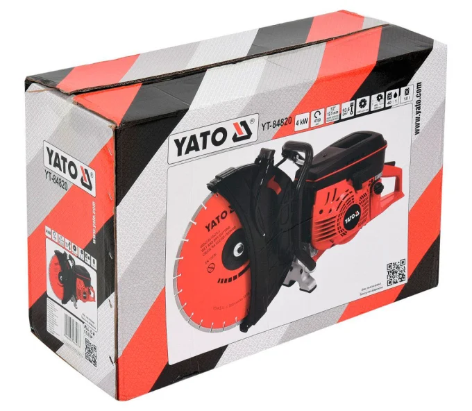 Mașină de tăiat beton cu benzină YATO YT84820 400mm 93.6cm3-4