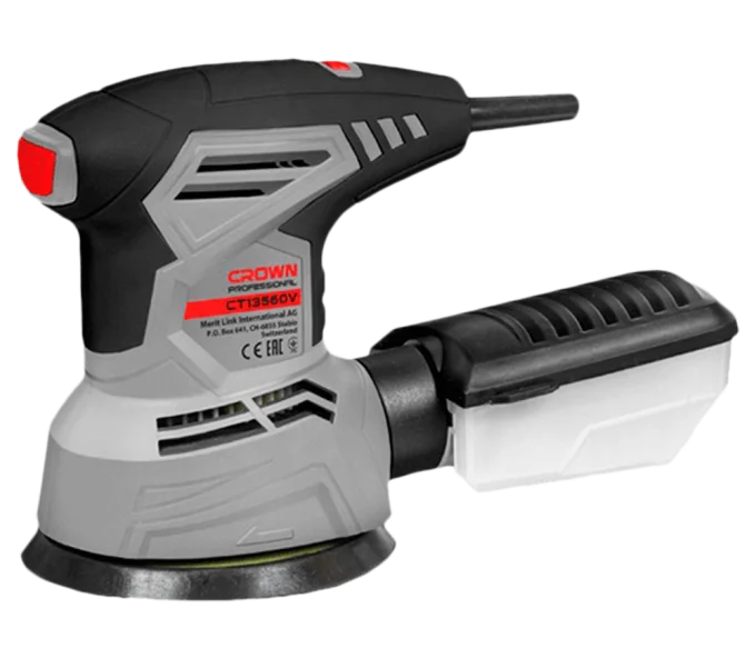 Шлифмашина эксцентриковая CROWN CT13560V 300вт 125мм-1