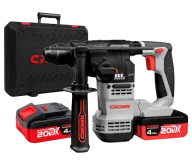 Перфоратор аккумуляторный CROWN CT28001HX-4 BMC 2.3Дж 20В 4Ач-1