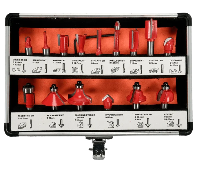 Set 15 freze pe lemn Yato YT68002 Ø8 mm-1