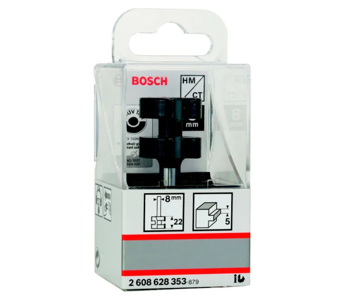 Freză pentru planare si canelare BOSCH 2608628353 Ø8 mm-5