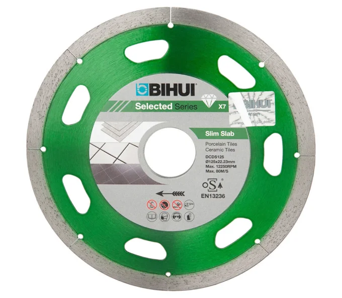 Disc de tăiat cu diamant B-SLIM BIHUI DCDS125 125mm segmentat-2