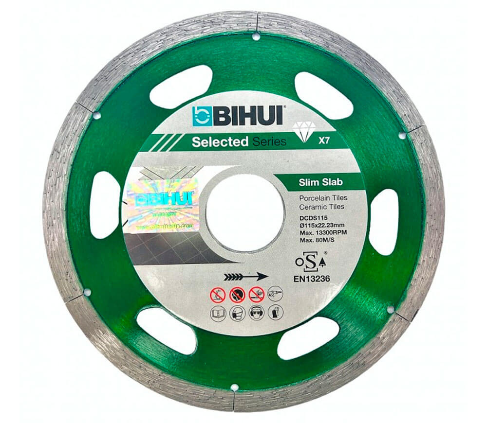 Алмазный отрезной диск B-SLIM BIHUI DCDS115 115мм сегментированный photo 0