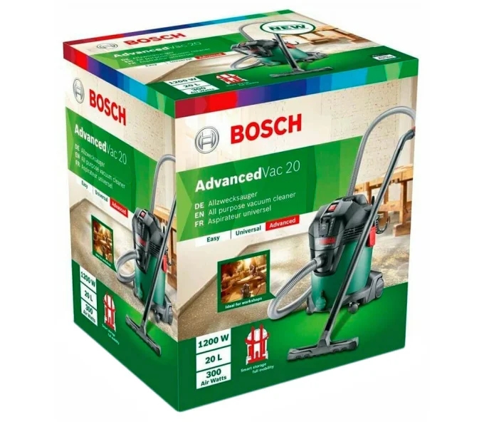 Aspirator industrial BOSCH AdvancedVac 20 1200w 260mbar 20L-8