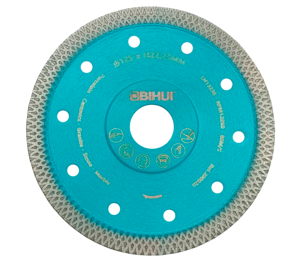 Disc de tăiat cu diamant BIHUI DCBM5 125mm turbo ceramică/porțelan/marmură photo