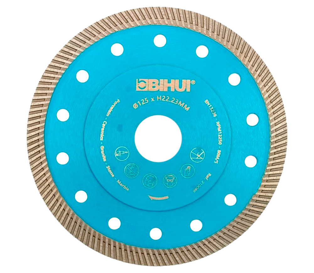 Алмазный отрезной диск SUPER THIN BIHUI DCBN5 125мм турбо photo