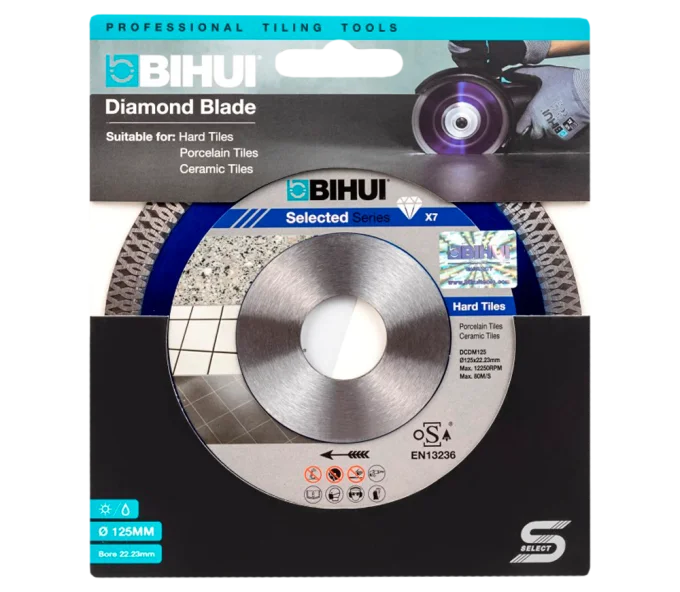 Disc de tăiat cu diamant B-SPEEDY BIHUI DCDM125 125mm turbo-1