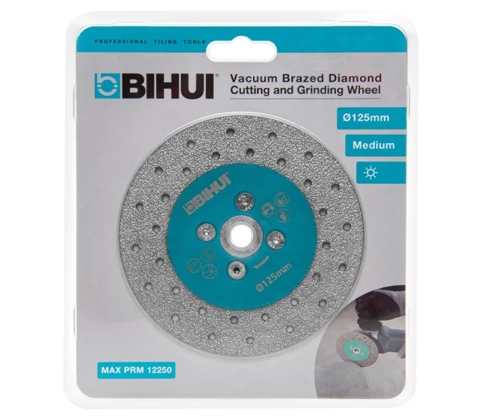 Disc de tăiat și șlefuit cu diamant VACUUM BIHUI DCWMM5 125mm continuu-1