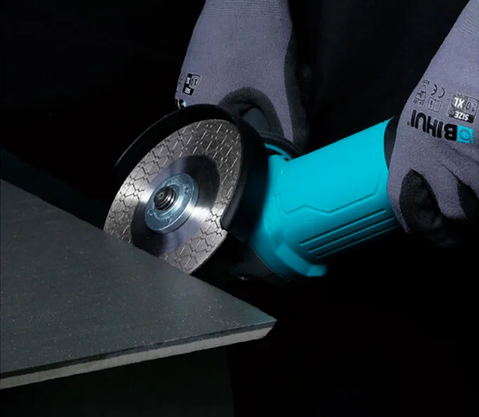 Disc de tăiat și șlefuit cu diamant SUPER PREMIUM BIHUI DPE125 125mm turbo-3