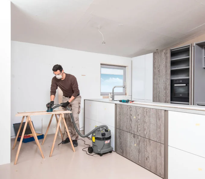 Пылесос промышленный KARCHER NT 22/1 Ap Te L 1300вт 255мбар 22л-7