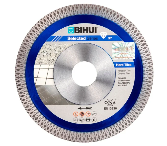Disc de tăiat cu diamant B-SPEEDY BIHUI DCDM125 125mm turbo-3