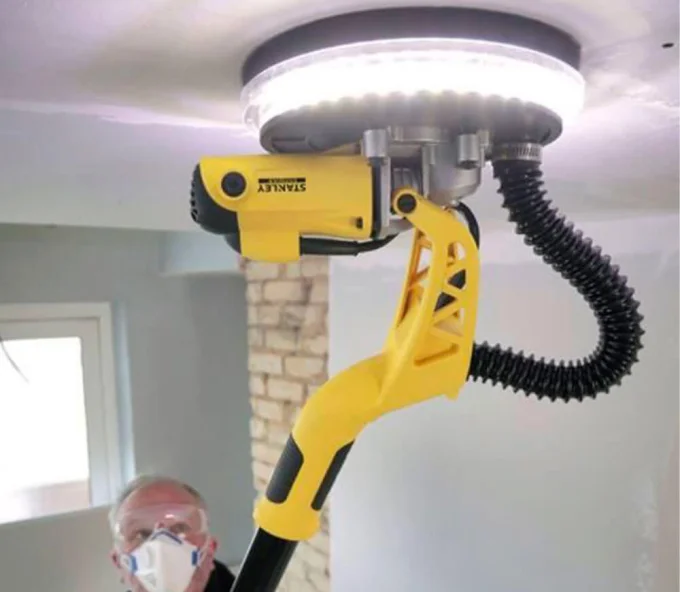 Шлифовальная машина для гипсокартона STANLEY SFMEE500S-QS 750вт 225мм-8