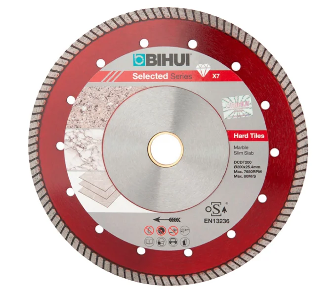 Disc de tăiat cu diamant B-TURBO BIHUI DCDT200 200mm turbo-3