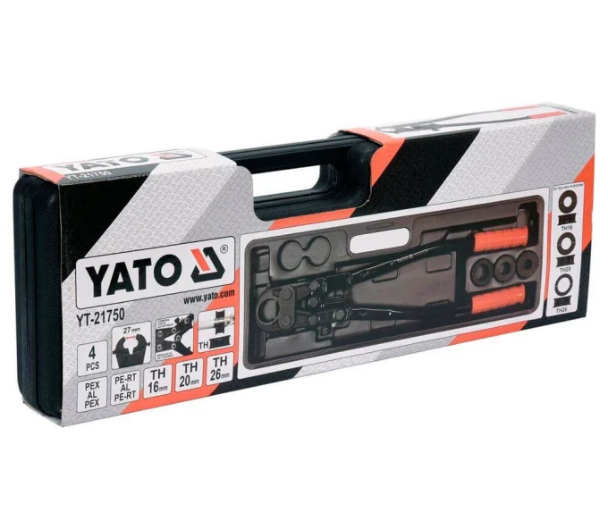 Клещи обжимные YATO YT21750 PEX-AL-PEX/PERT-AL-PERT/TH16/TH20/TH26-5