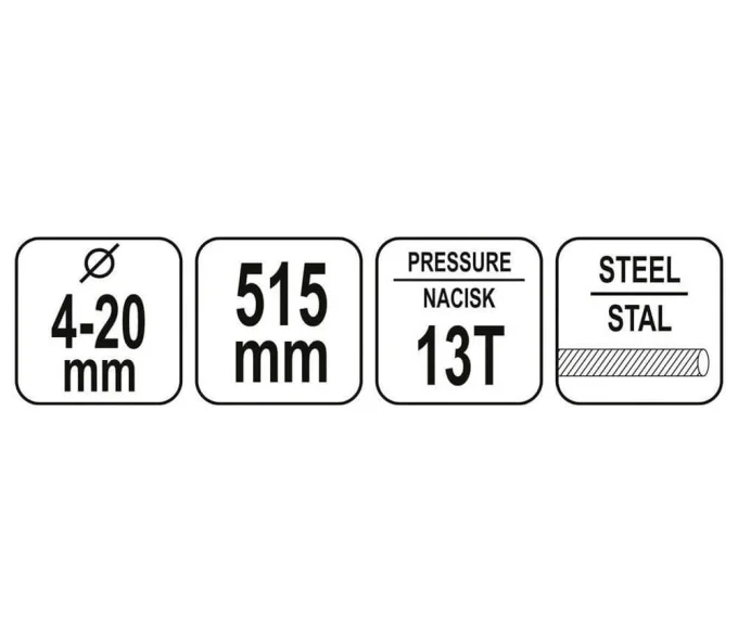 Болторезы YATO YT22872 515мм-5