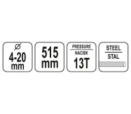 Болторезы YATO YT22872 515мм-5