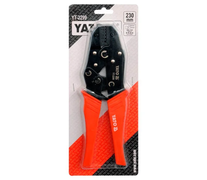 Клещи обжимные YATO YT2299 AWG22-12-2