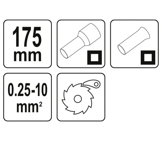 Clești de sertizare YATO YT23051 AWG23-7-4