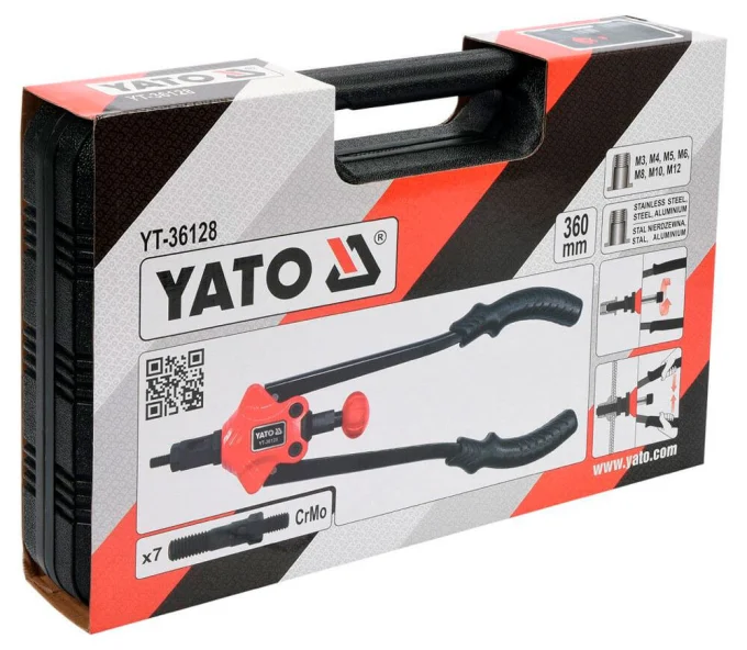 Заклёпочник ручной YATO YT36128-5
